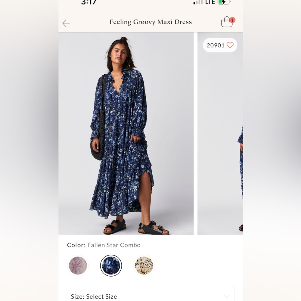New with tags fp feeling groovy dress